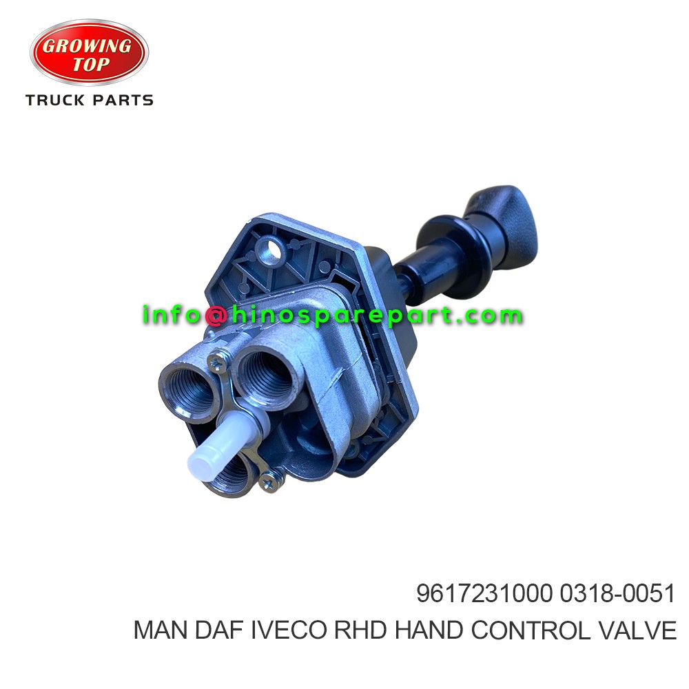 MAN DAF IVECO RHD HAND CONTROL VALVE 9617231000