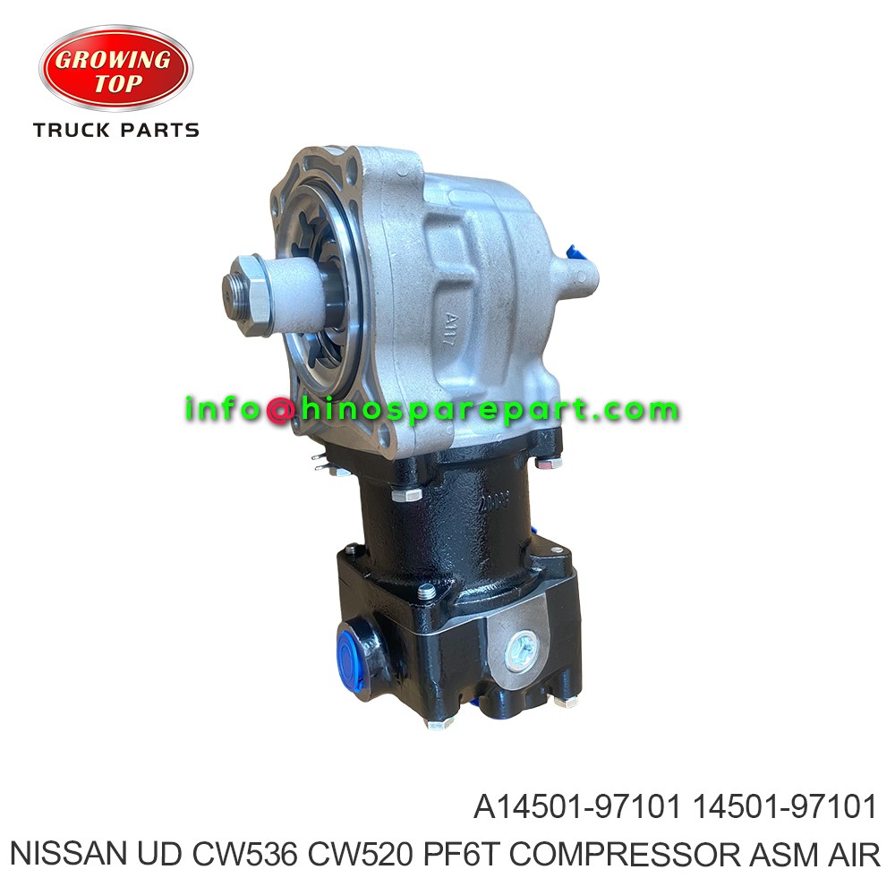 NISSAN UD CW536 CW520 PF6T COMPRESSOR ASM AIR A14501-97101