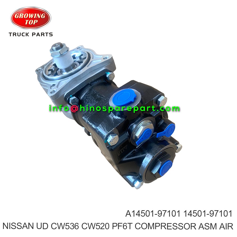 NISSAN UD CW536 CW520 PF6T COMPRESSOR ASM AIR A14501-97101
