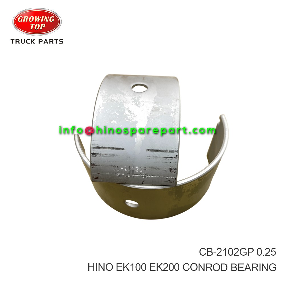 HINO EK100 EK200 CONROD BEARING CB-2102GP 025