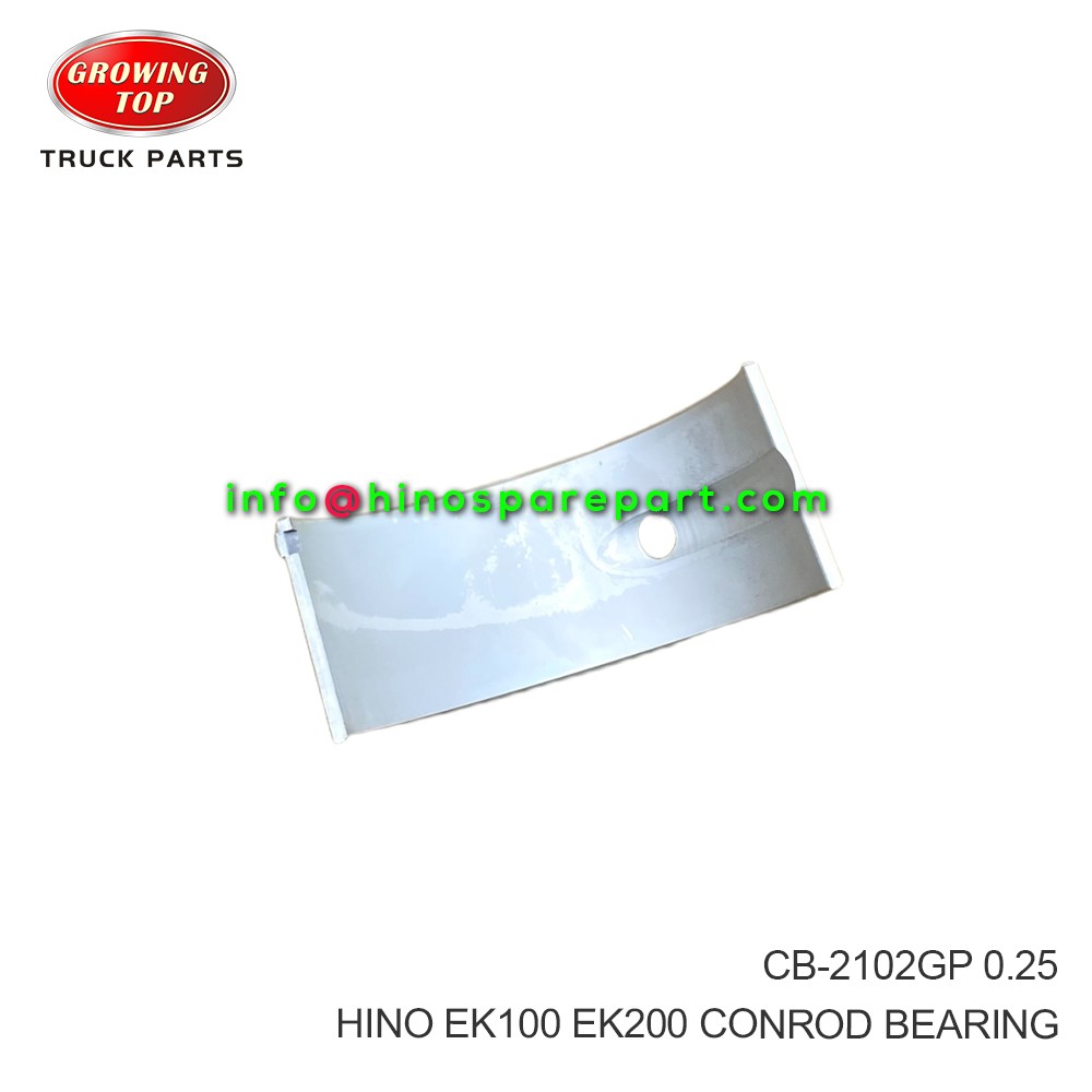 HINO EK100 EK200 CONROD BEARING CB-2102GP 025