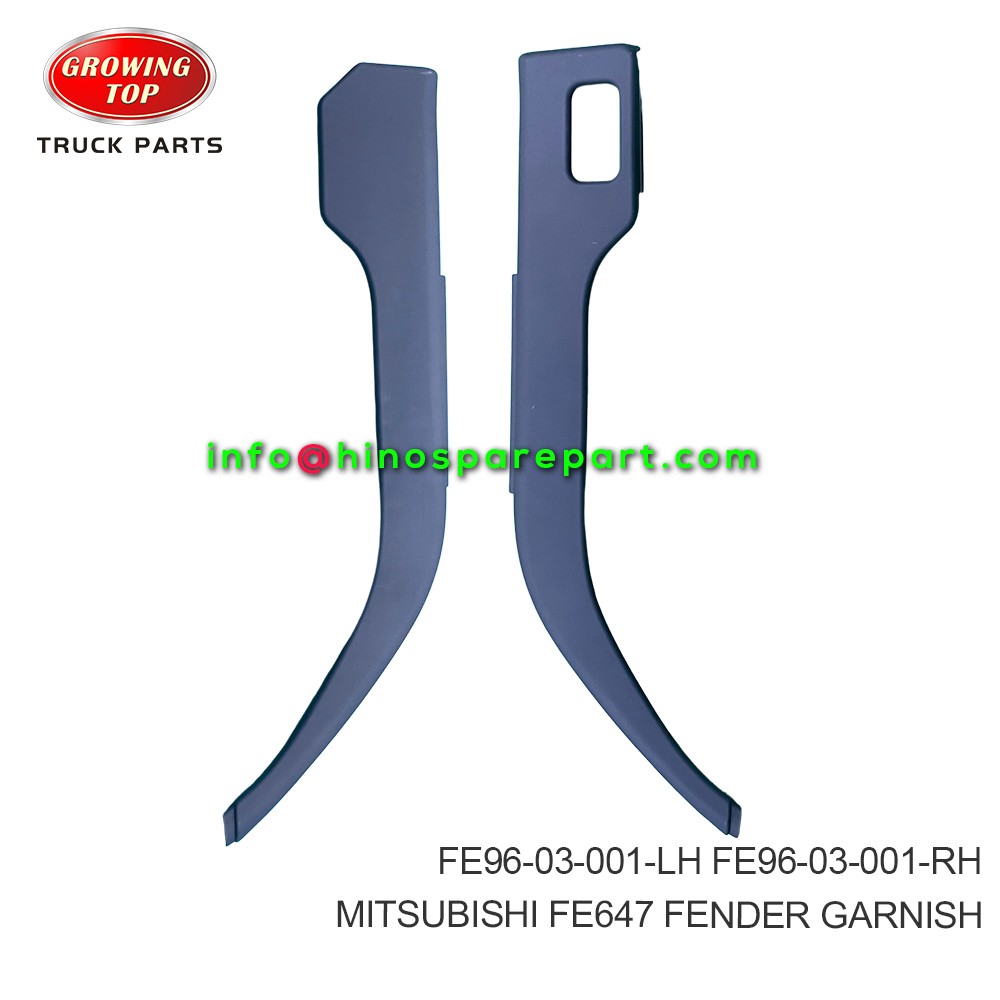 MITSUBISHI FE647 FENDER GARNISH FE96-03-001-LH