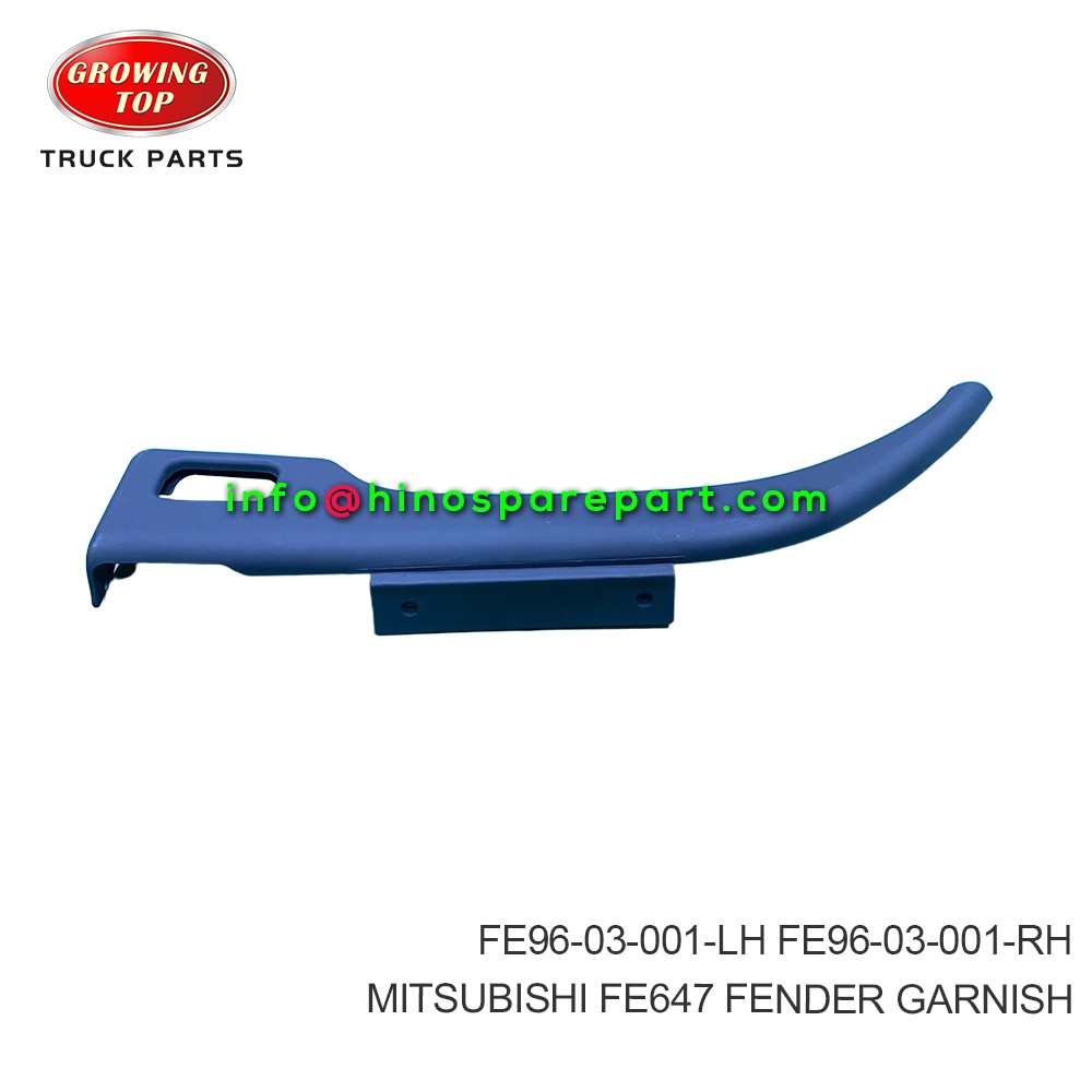 MITSUBISHI FE647 FENDER GARNISH FE96-03-001-LH