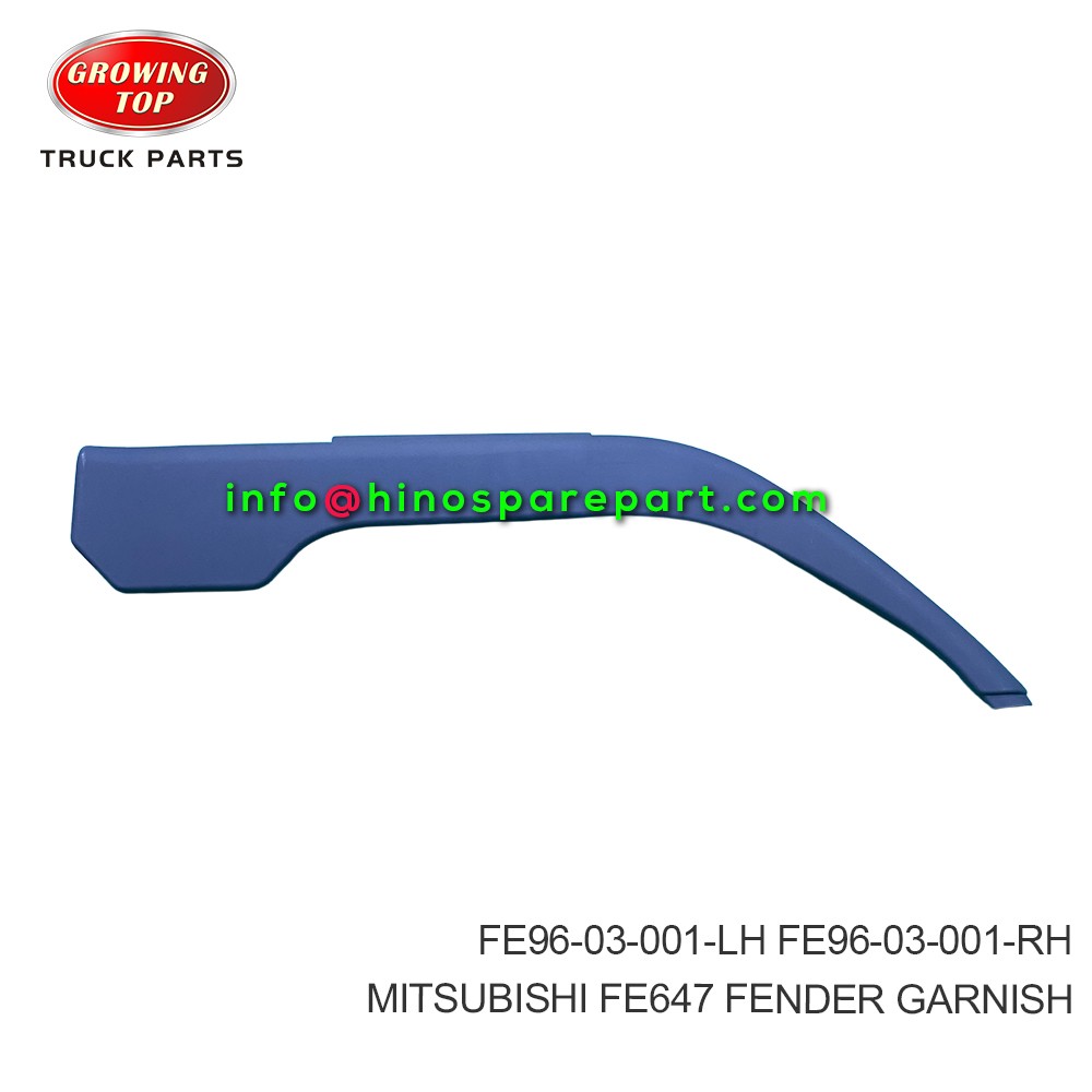 MITSUBISHI FE647 FENDER GARNISH FE96-03-001-LH