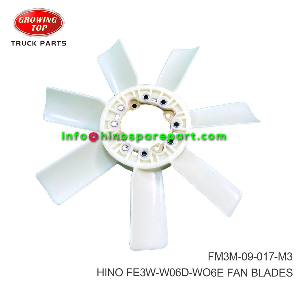 HINO FE3W-W06D-WO6E FAN BLADES FM3M-09-017-M3