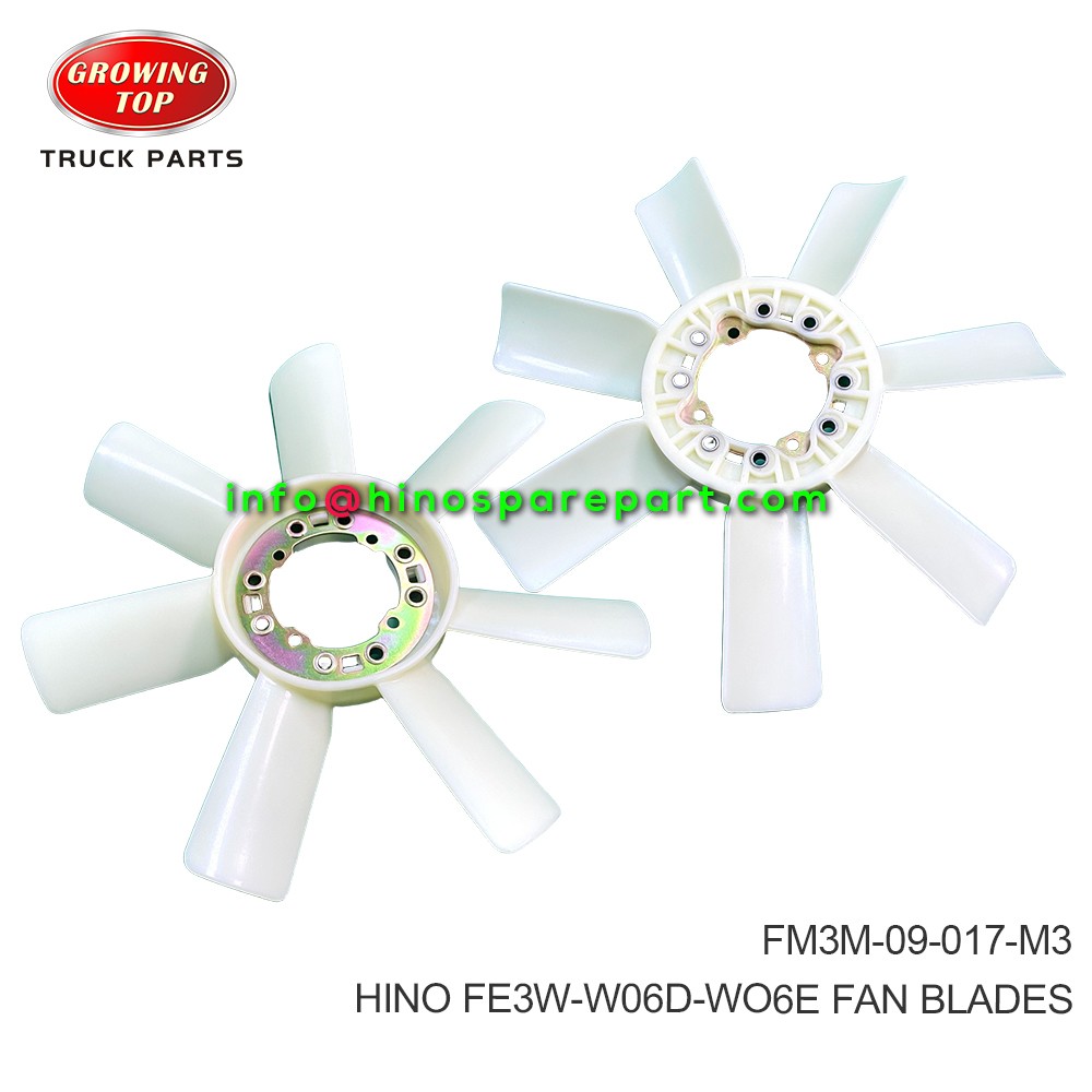 HINO FE3W-W06D-WO6E FAN BLADES FM3M-09-017-M3