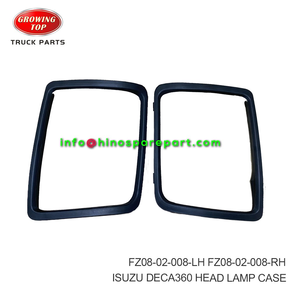 ISUZU DECA360 HEAD LAMP CASE  FZ08-02-008-LH