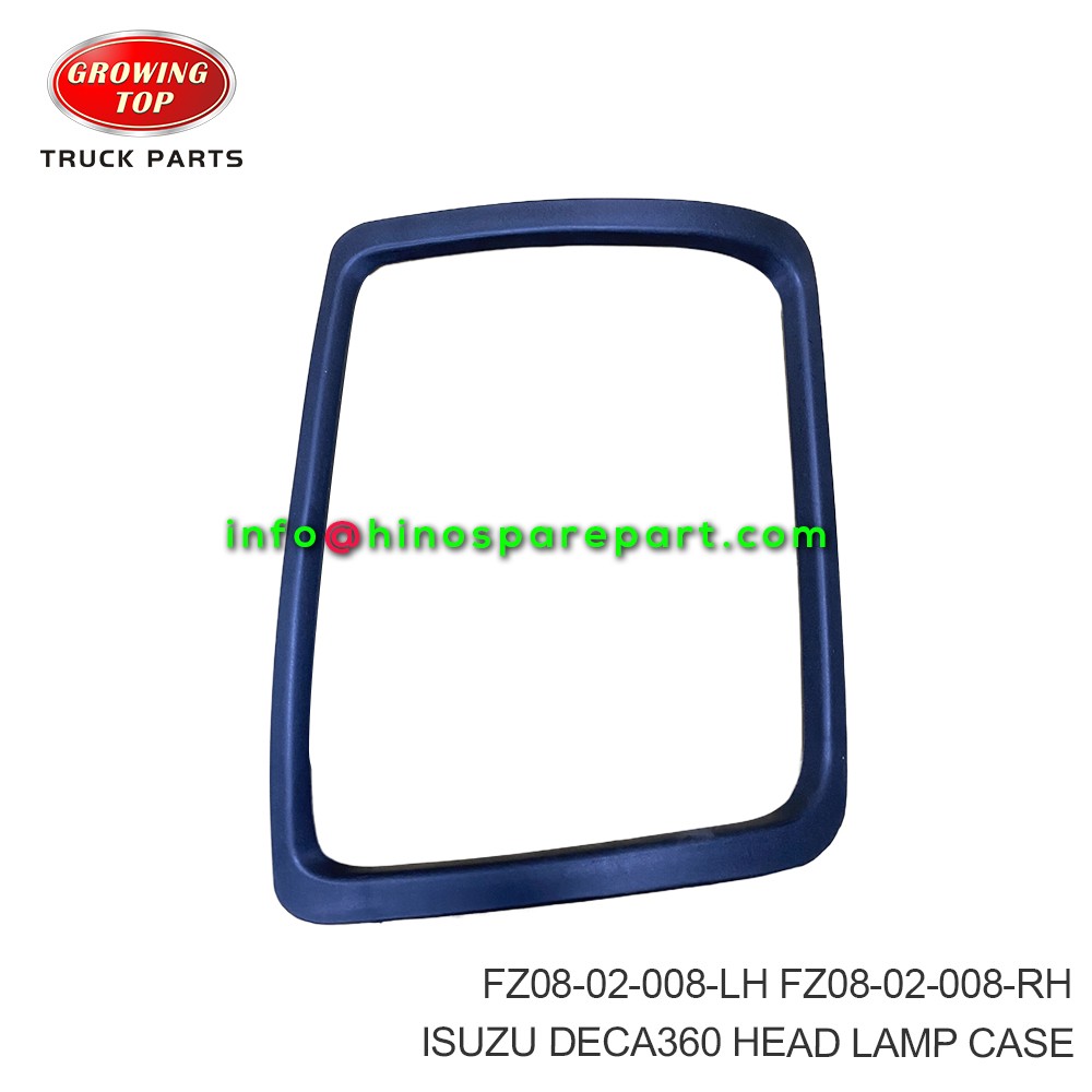 ISUZU DECA360 HEAD LAMP CASE  FZ08-02-008-LH