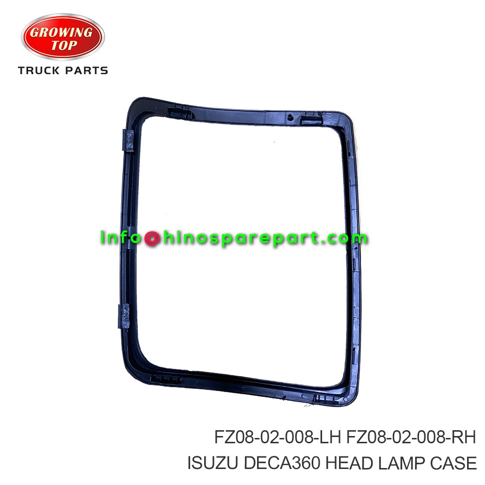 ISUZU DECA360 HEAD LAMP CASE  FZ08-02-008-LH