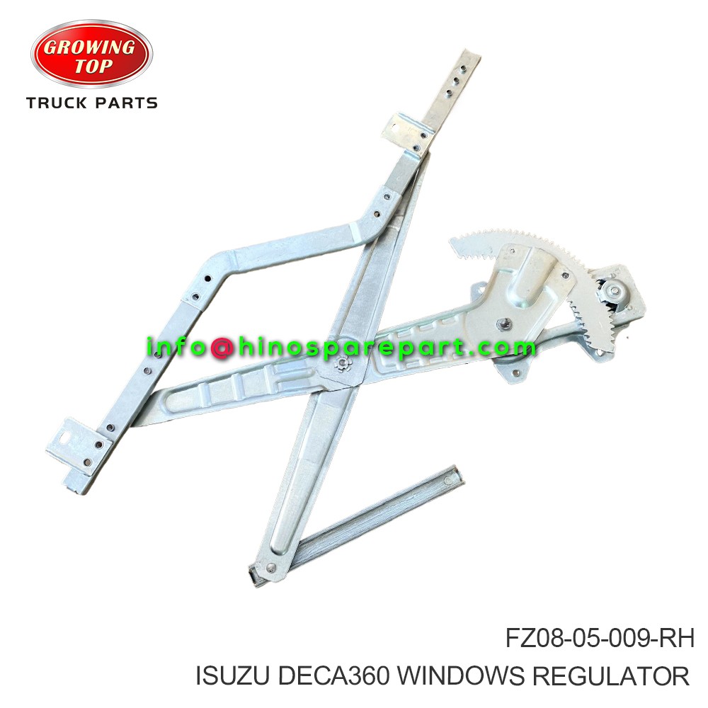 ISUZU DECA360 WINDOWS REGULATOR  FZ08-05-009-RH