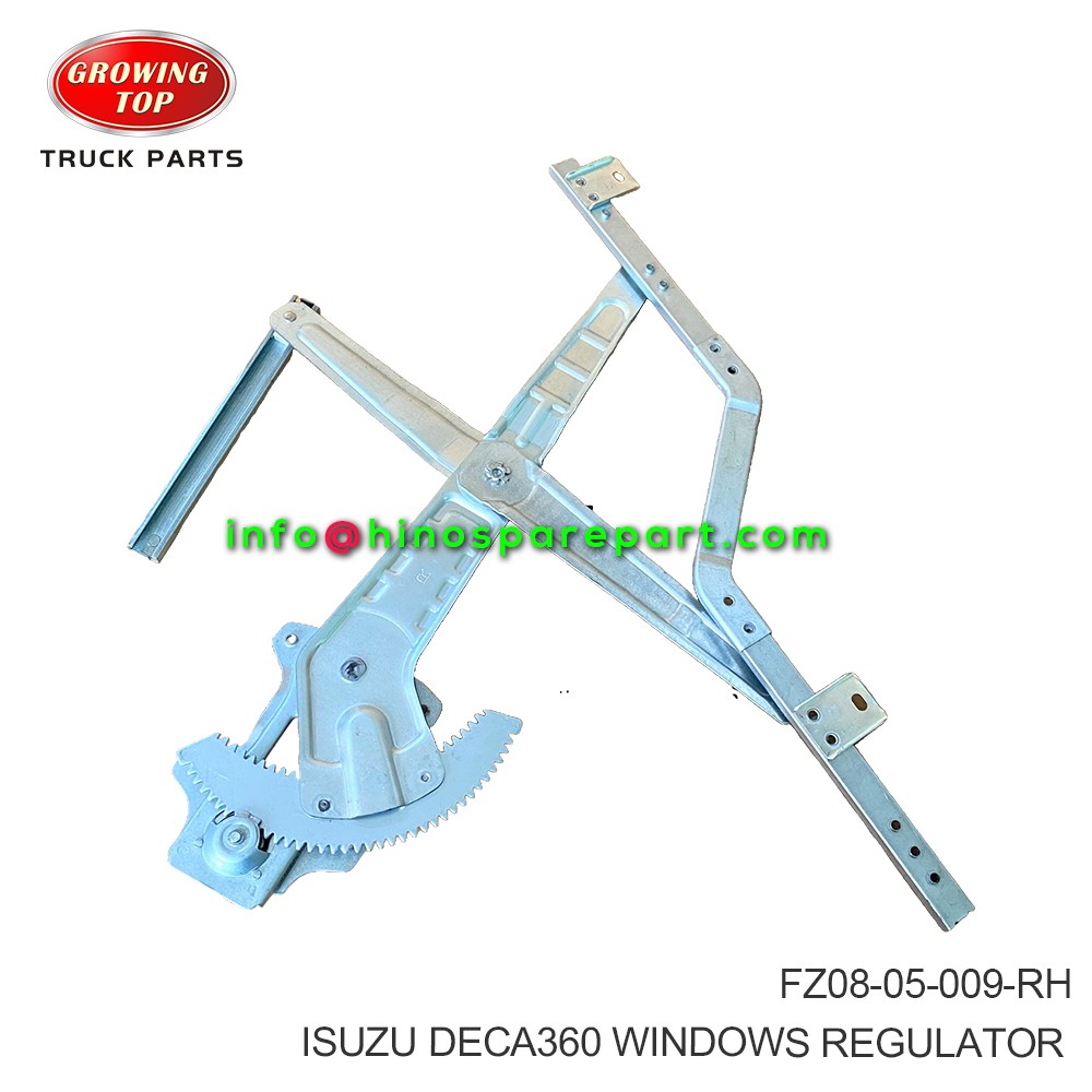 ISUZU DECA360 WINDOWS REGULATOR  FZ08-05-009-RH