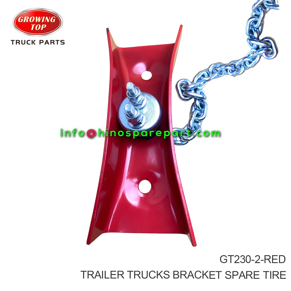 TRAILER TRUCKS BRACKET SPARE TIRE GT230-2-RED