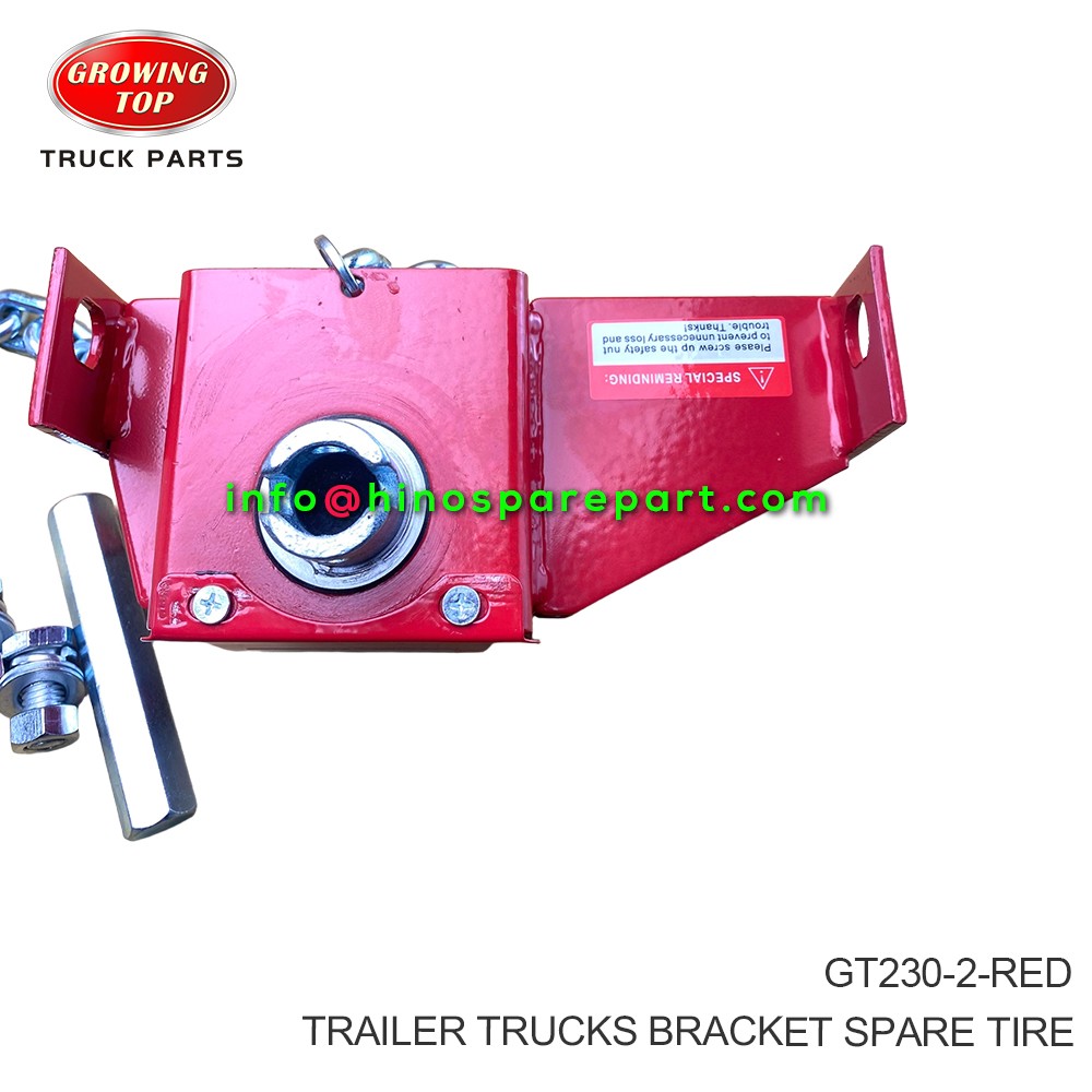 TRAILER TRUCKS BRACKET SPARE TIRE GT230-2-RED