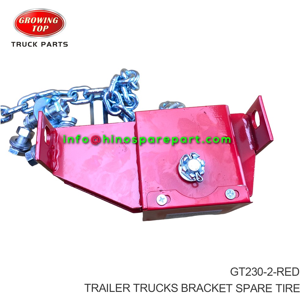 TRAILER TRUCKS BRACKET SPARE TIRE GT230-2-RED