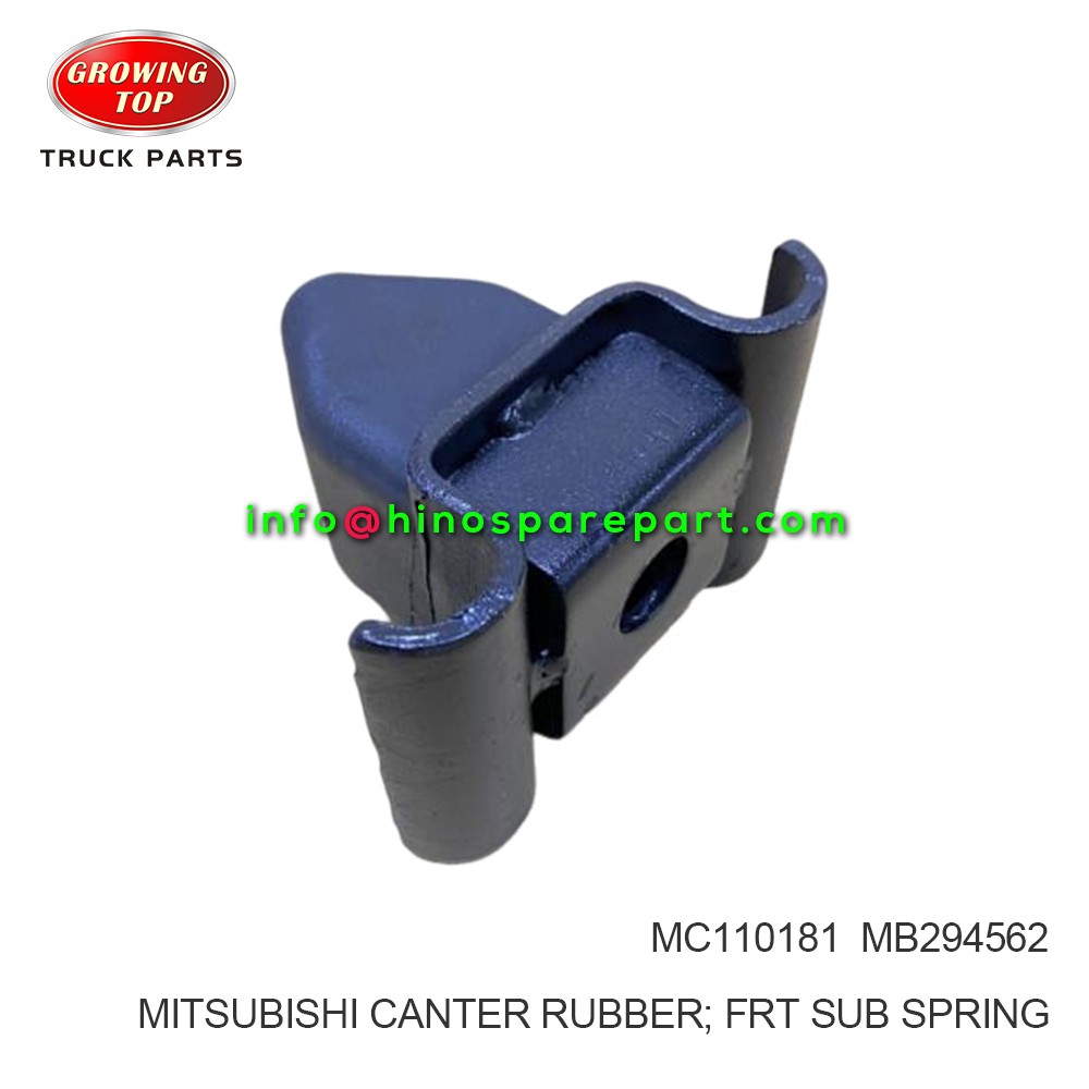 MITSUBISHI CANTER RUBBER; FRT SUB SPRING MC110181