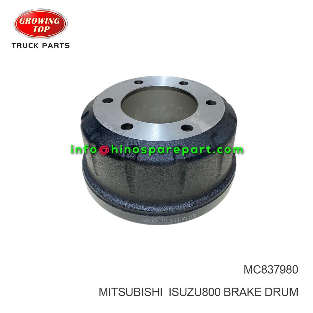 MITSUBISHI ISUZU800 BRAKE DRUM MC837980