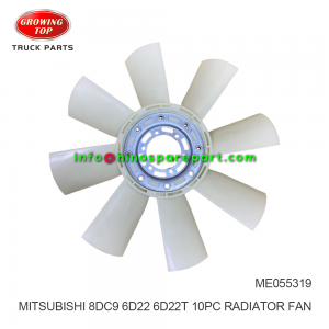 MITSUBISHI 8DC9 6D22 6D22T 10PC RADIATOR FAN​ ME055319  