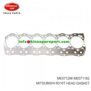 MITSUBISHI 6D16T  HEAD GASKET ME071286 