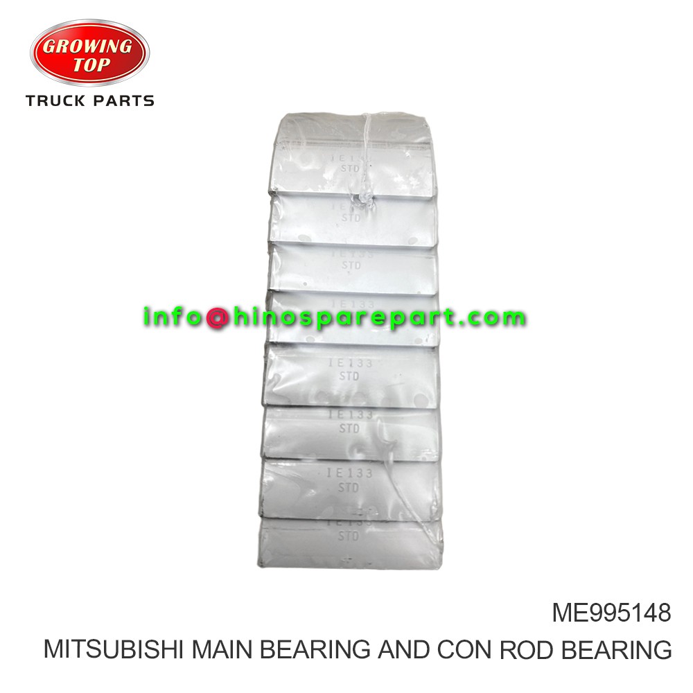MITSUBISHI MAIN BEARING AND CON ROD BEARING ME995148