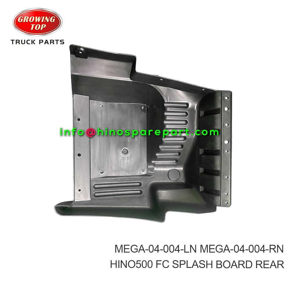 HINO500 FC SPLASH BOARD REAR MEGA-04-004-LN