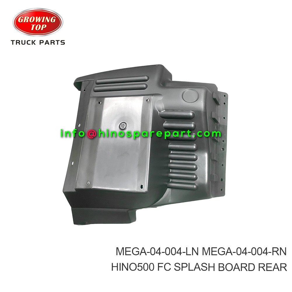 HINO500 FC SPLASH BOARD REAR MEGA-04-004-LN