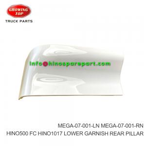 HINO500 FC HINO1017 LOWER GARNISH REAR PILLAR MEGA-07-001-LN