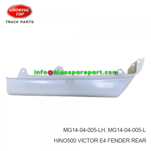 HINO500 VICTOR E4 FENDER REAR  MG14-04-005-LH