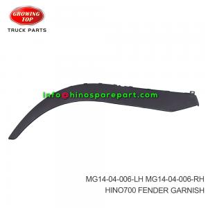 HINO700 FENDER GARNISH MG14-04-006-LH HINO700 FENDER GARNISH MG14-04-006-LH