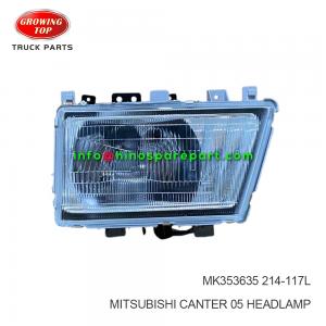 MITSUBISHI CANTER 05 HEADLAMP  MK353635 MITSUBISHI CANTER 05 HEADLAMP  MK353635