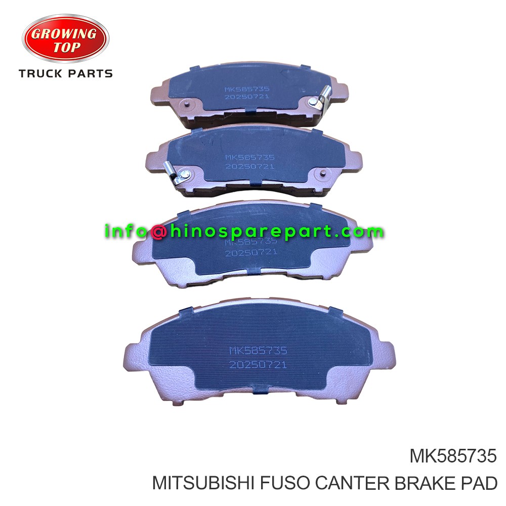 MITSUBISHI FUSO CANTER BRAKE PAD MK585735