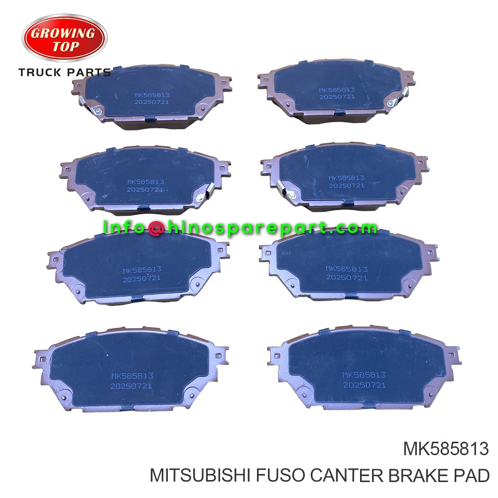 MITSUBISHI FUSO CANTER BRAKE PAD MK585813