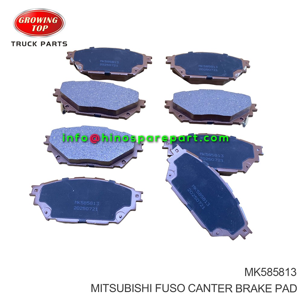 MITSUBISHI FUSO CANTER BRAKE PAD MK585813