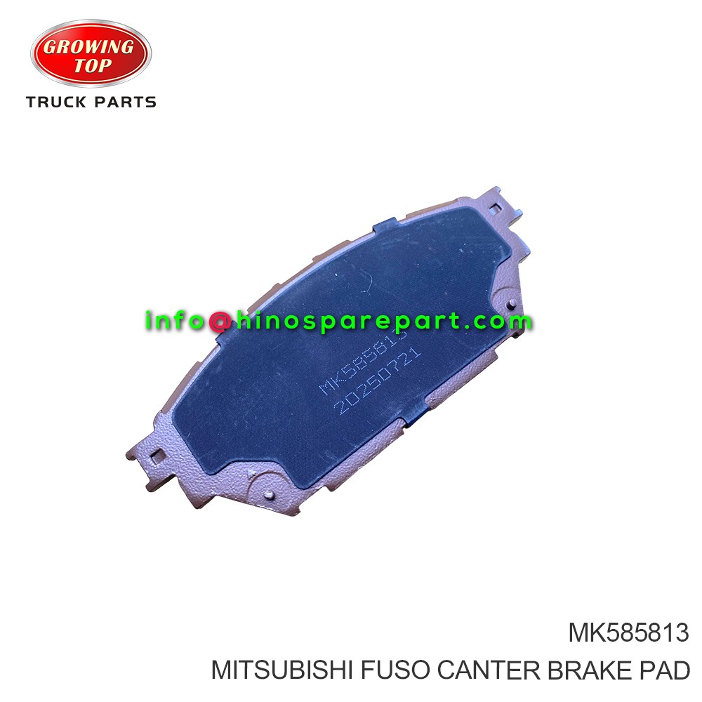 MITSUBISHI FUSO CANTER BRAKE PAD MK585813