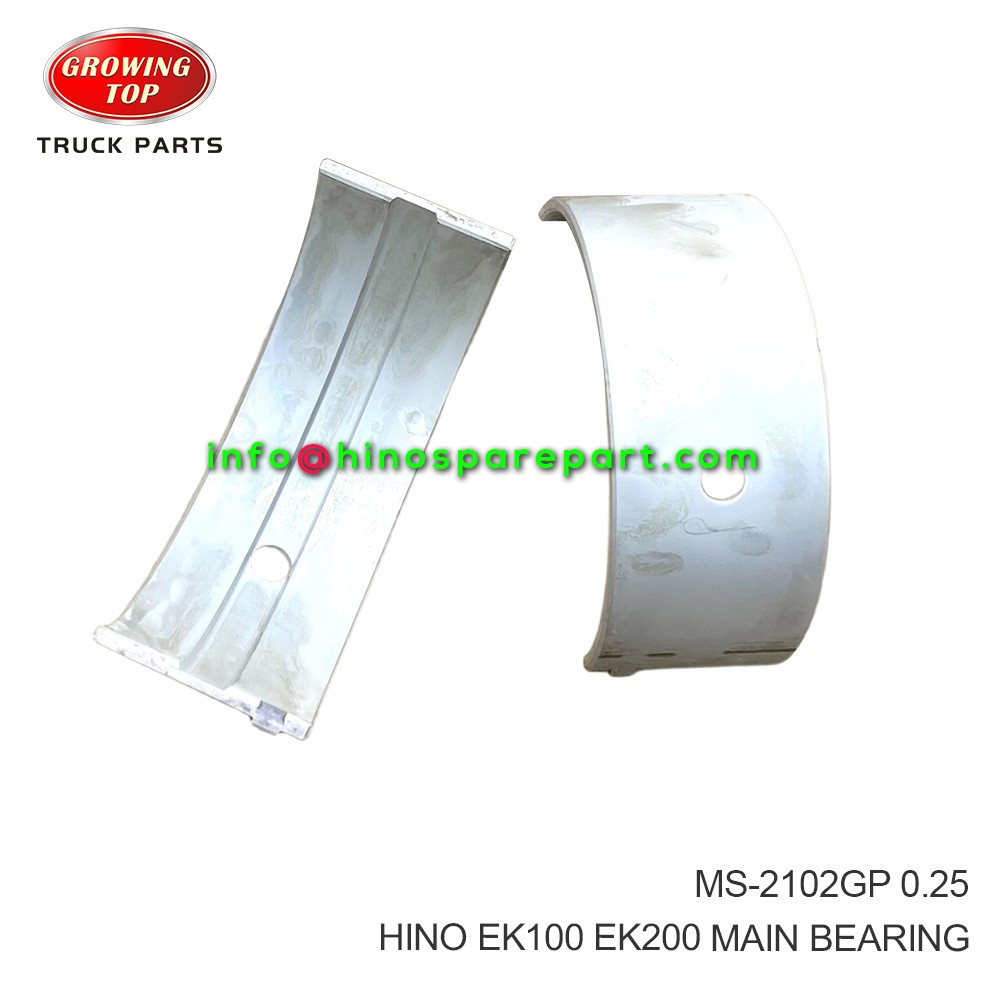 HINO EK100 EK200 MAIN BEARING MS-2102GP 025