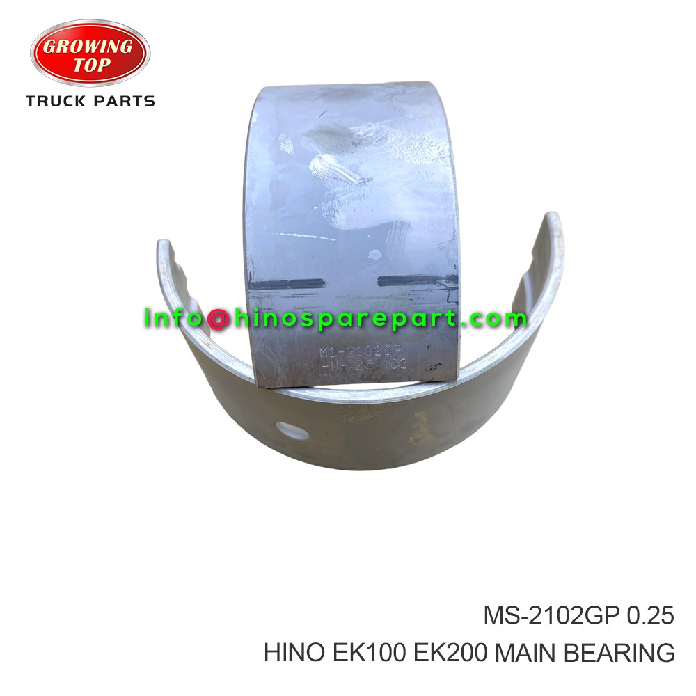 HINO EK100 EK200 MAIN BEARING MS-2102GP 025