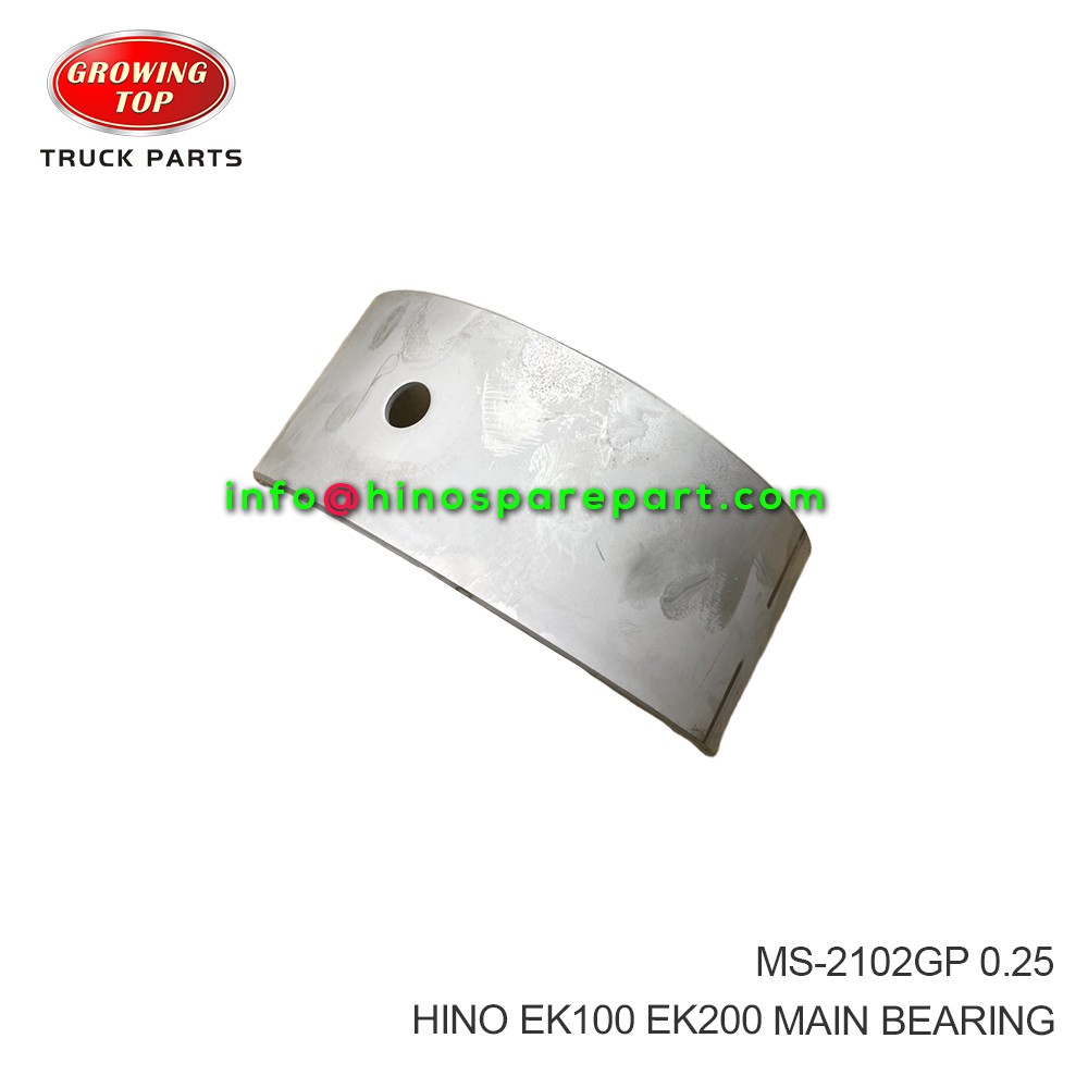 HINO EK100 EK200 MAIN BEARING MS-2102GP 025