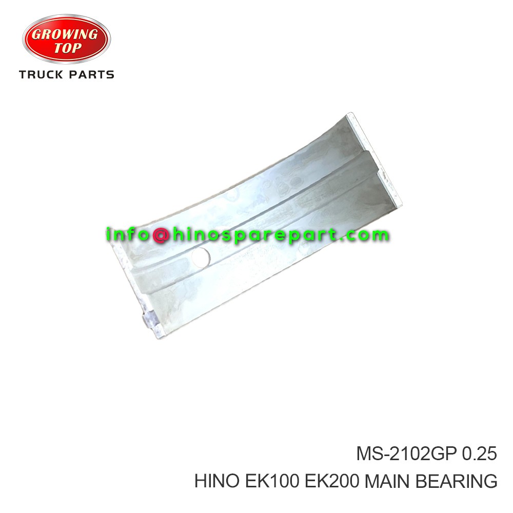 HINO EK100 EK200 MAIN BEARING MS-2102GP 025