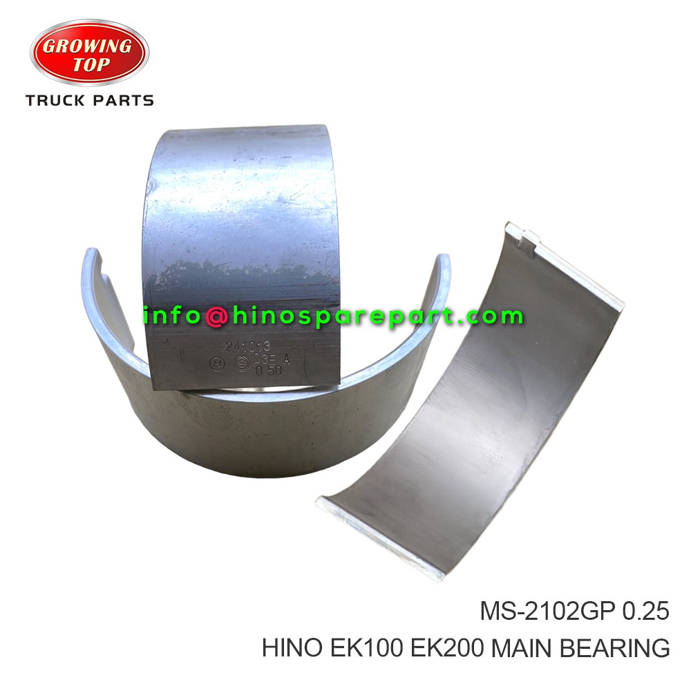 HINO EK100 EK200 MAIN BEARING MS-2102GP 025