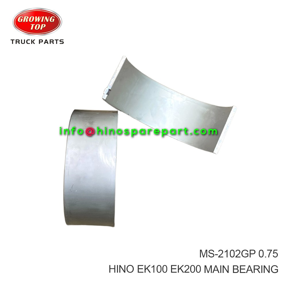 HINO EK100 EK200 MAIN BEARING MS-2102GP 075