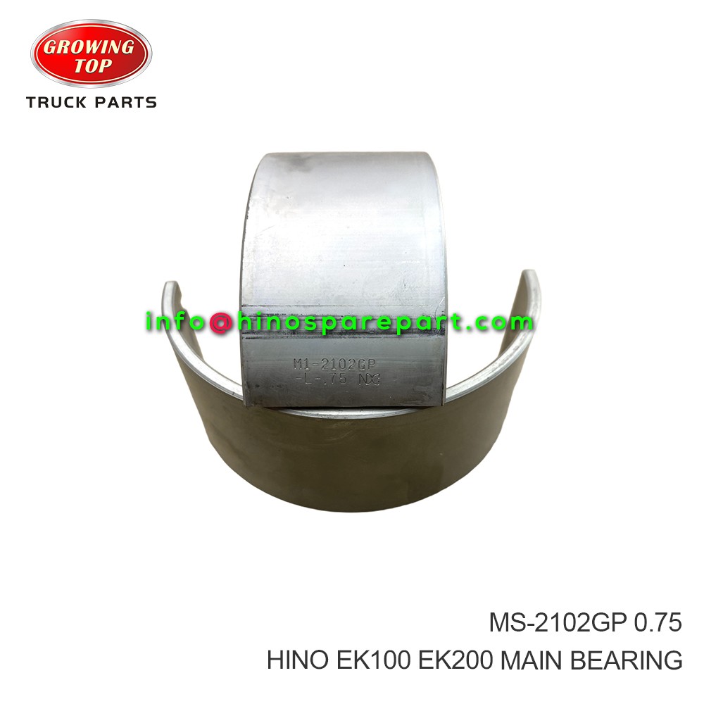HINO EK100 EK200 MAIN BEARING MS-2102GP 075