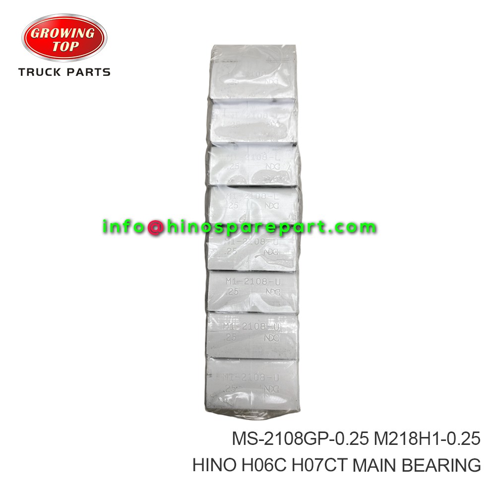 HINO H06C H07CT MAIN BEARIN MS-2108GP-0 25