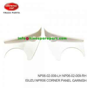 ISUZU NPR06 CORNER PANEL GARNISH NP06-02-009-LH