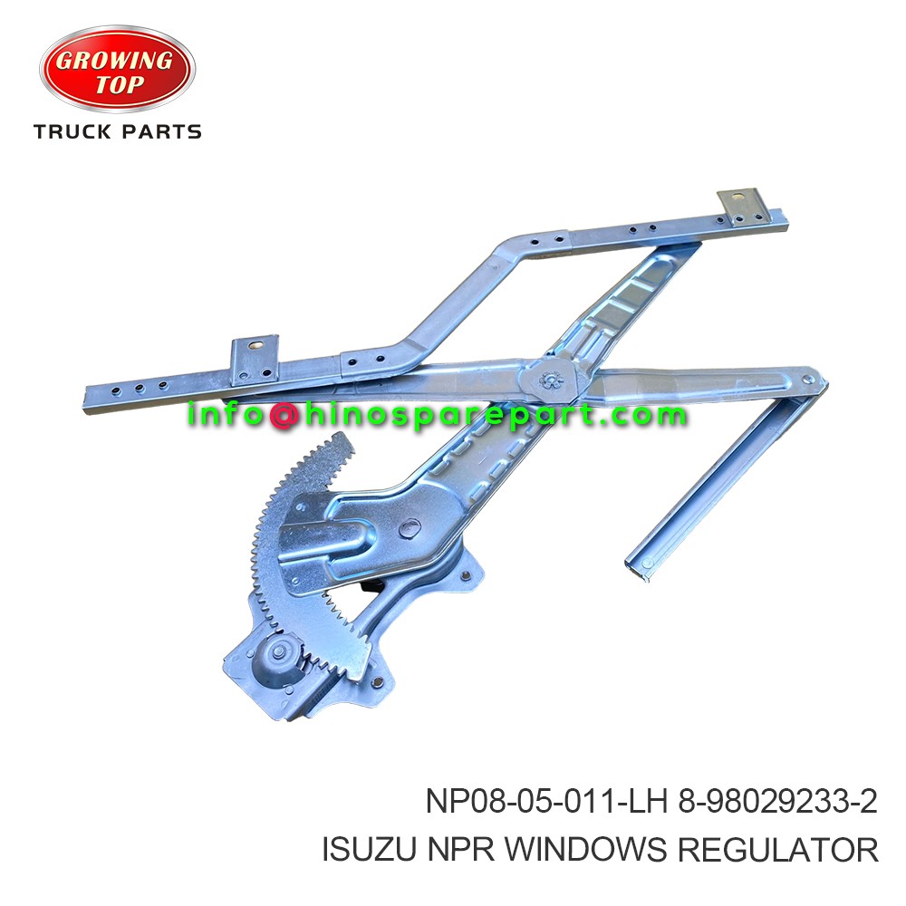 ISUZU NPR WINDOWS REGULATOR NP08-05-011-LH