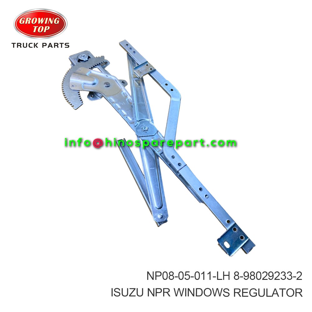 ISUZU NPR WINDOWS REGULATOR NP08-05-011-LH
