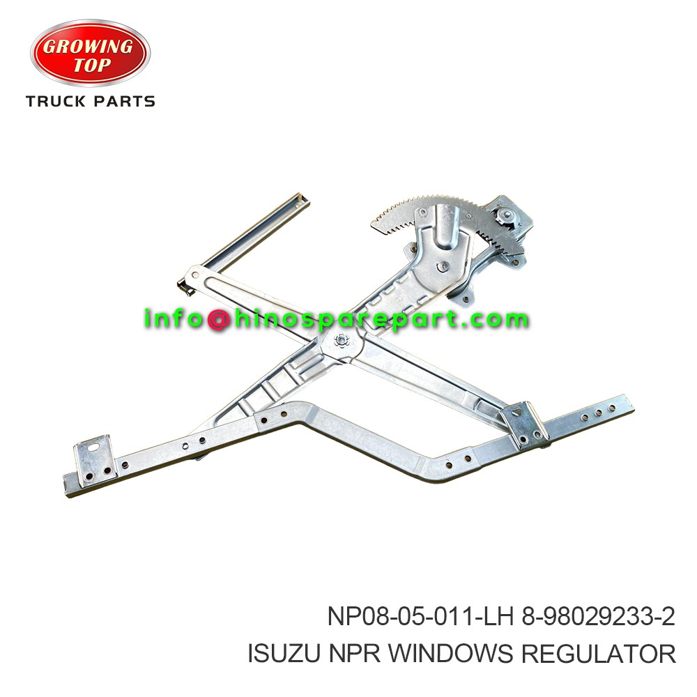 ISUZU NPR WINDOWS REGULATOR NP08-05-011-LH