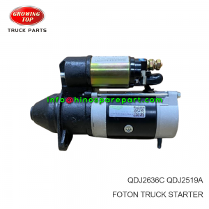 FOTON TRUCK STARTER QDJ2636C,QDJ2519A FOTON TRUCK STARTER QDJ2636C,QDJ2519A