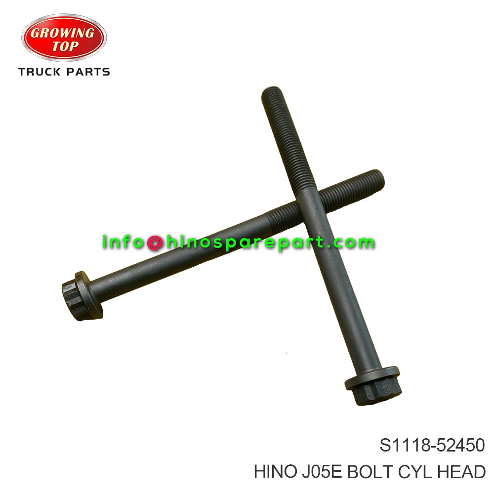 HINO J05E  BOLT CYL HEAD  S1118-52450