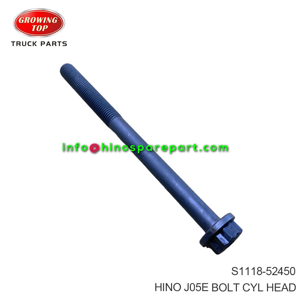 HINO J05E  BOLT CYL HEAD  S1118-52450