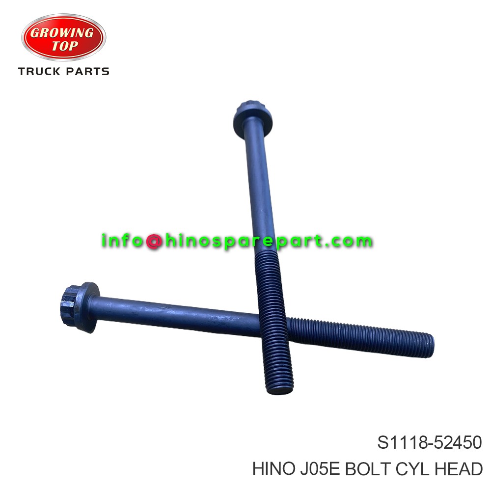 HINO J05E  BOLT CYL HEAD  S1118-52450