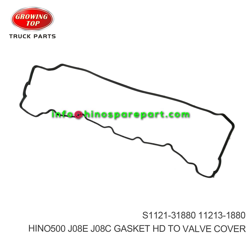 HINO500 J08E J08C GASKET HD TO VALVE COVER S1121-31880